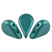 5x8mm Amos® Glass beads by Puca® - Pastel Emerald x10g|raw }}