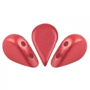 5x8mm Amos® Glass beads by Puca® - Pastel Dark Coral x10g