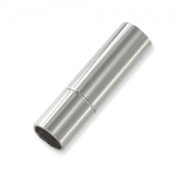 Clip clasp for 4mm cord Stainless steel 304L x1|raw }}