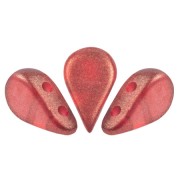 5x8mm Amos® Glass beads by Puca® - Halo Cardinal x10g