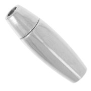 Magnetic cord clasp 3 mm - Stainless steel x1|raw }}