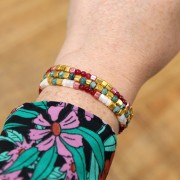 Preciosa Ornela 3.4x3.4 mm cube beads assortment - Metallic x200g