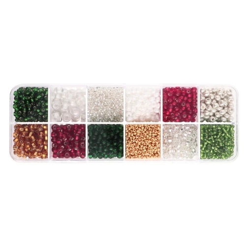 Preciosa Ornela Seed beads assortment - Christmas x200g