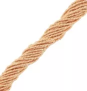 One cut Charlottes Preciosa 13/0 beads - Metallic Gold x10g