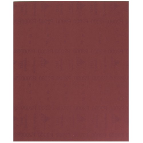 Emeri waterproof paper SIA Abrasives 280x230 mm - P2000 - Red x1