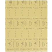 Emeri waterproof paper SIA Abrasives 280x230 mm - P2000 - Red x1