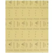 Emeri waterproof paper SIA Abrasives 280x230 mm - P2000 - Red x1