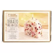 DIY Graine Créative candle kit - Terrazzo Arc-en-ciel x1