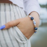 8mm Irregular baroque beads imitation freshwater pearl - Pearlescent White x15