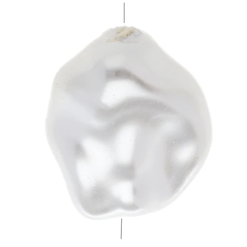 Baroque irregular beads 12x10mm imitation freshwater pearl White pearl x10