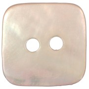 Mother-of-Pearl squared button 12 mm Light Bronze x1