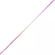 3mm Round faceted beads - Tie and dye - Fuchsia - Red - Nude x37cm