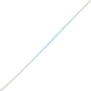 3mm Round faceted beads - Tie and dye - Light green - Blue - Crystal x35cm|raw }}