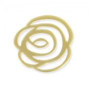 Flower spacer 24mm sain Gold tone x1|raw }}