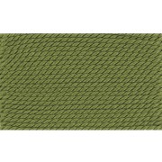 Silk Bead Cord 1.05 mm Olive x2 m