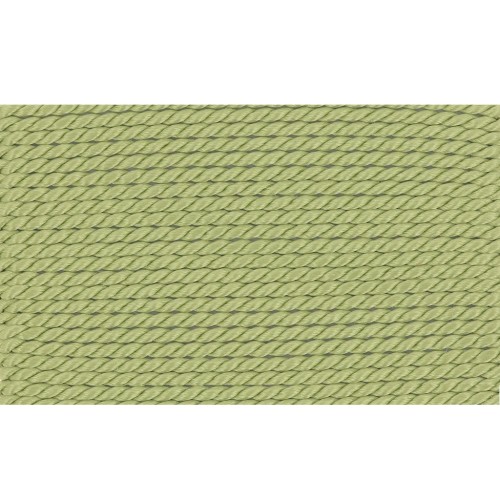 Silk Bead Cord 1.05 mm Jade Green x2 m