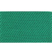 Silk Bead Cord 1.05 mm Green x2 m
