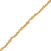 6-8mm Irregular nugget beads imitation Hematite - Golden x40cm|raw }}