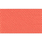 Silk Bead Cord 1.05 mm Coral x2 m