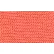 Silk Bead Cord 1.05 mm Coral x2 m