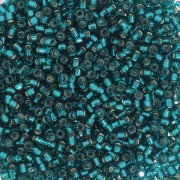 1.8mm Toho Treasures TO1T27BD - Teal Silver Lined x8g|raw }}