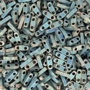 5x1.2x1.9mm Miyuki Quarter Tila Beads QTL-2008 - Mat Metallic Patina Iris x10g|raw }}