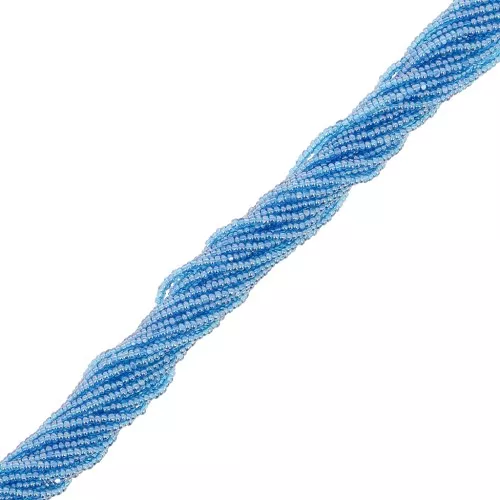 Preciosa 15/0 cut seed beads - Aquamarine Sfinx x9g