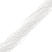 Preciosa 15/0 cut seed beads - Crystal x9g