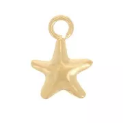 8x5.5mm Mini star charm - Gold filled x1