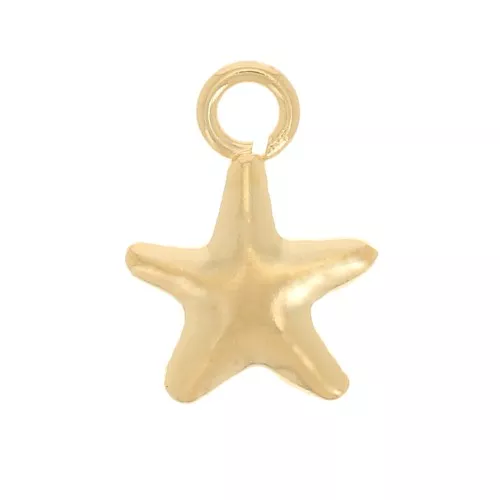 8x5.5mm Mini star charm - Gold filled x1