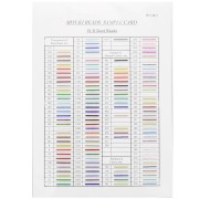 Miyuki seed beads 15/0 colour chart (n°SP-112/1-3) - Sheets 1 - 2 and 3 x1