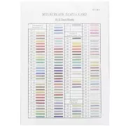 Miyuki seed beads 15/0 colour chart (n°SP-112/1-3) - Sheets 1 - 2 and 3 x1