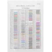 Miyuki seed beads 15/0 colour chart (n°SP-112/1-3) - Sheets 1 - 2 and 3 x1