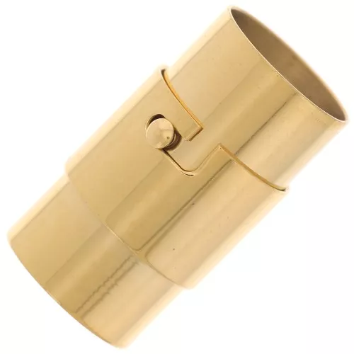 10mm 304 stainless steel Magnetic clasp for cord - Gold x1