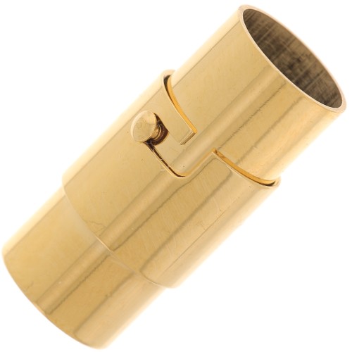 8mm 304 stainless steel Magnetic clasp for cord - Gold x1