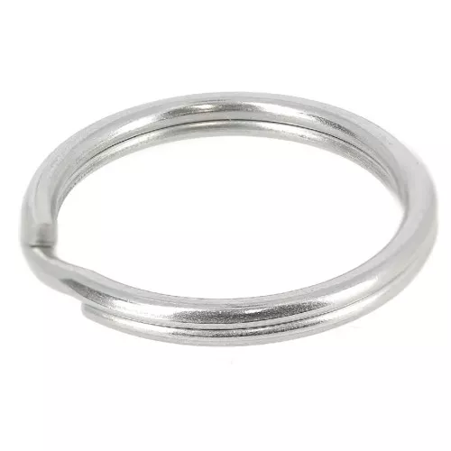 25mm 304 stainless steel Personalized key ring x100