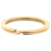 28mm 304 stainless steel Personalized key ring - Gold x1