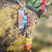 28mm 304 stainless steel Personalized key ring - Gold x1