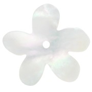 16mm Mother-of-pearl flower - Natural x1|raw }}