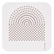 10.5x10.5cm Plastic wire-forming template - White x1