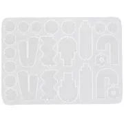 Silicone mold n°11 for making resin earrings - Transparent x1