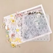 Silicone mould for resin pendants and dividers - Transparent x1