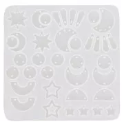 Silicone mould for resin pendants and dividers - Transparent x1