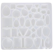 Silicone mould for resin pendants - Transparent x1