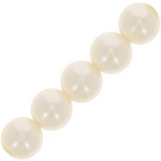 6mm Aurora 5810 Pearls - Crystal Cream Pearl x10|raw }}