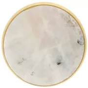 304 stainless steel Brooch base for 20mm cabochon - Gold x1