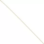 1.3mm Stainless steel 316L Rombo mesh chain - Gold x50cm