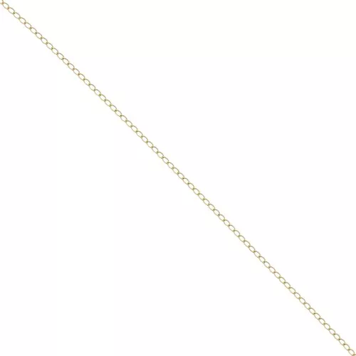 1.3mm Stainless steel 316L Rombo mesh chain - Gold x50cm