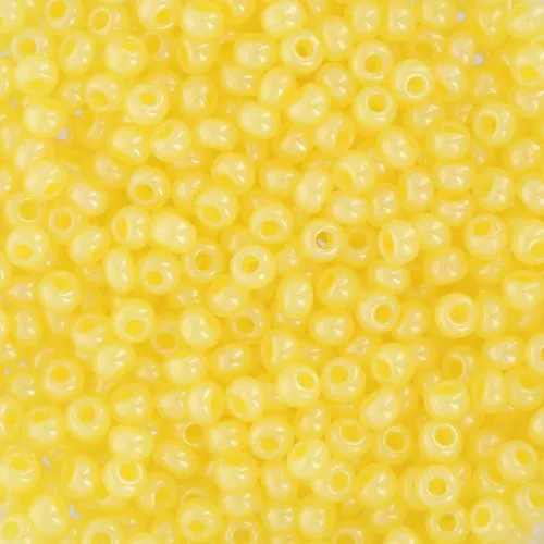 Preciosa Seed beads 9/0 2.5 mm - Yellow Alabaster x20g