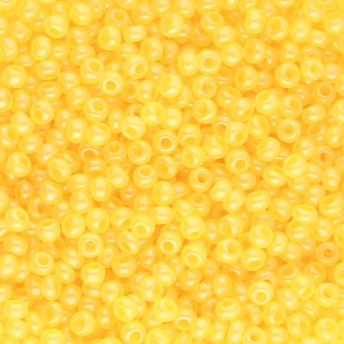 Preciosa Seed beads 11/0 2 mm - Yellow Alabaster x20g